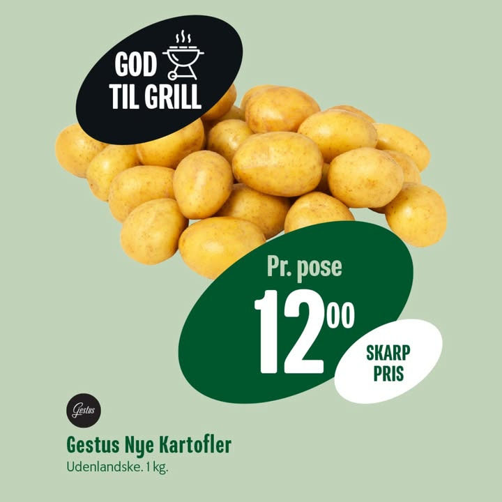 MIN KØBMAND, NIM byder på nye udenlandske kartofler til forårsmenuen