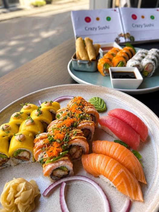 Crazy Sushi tilbyder sommermenu med 42 stk. sushi til 389 kr.