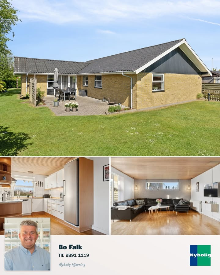 Nybolig Hjørring v/Morten Hove præsenterer villa med plads til hele familien i Hæstrup