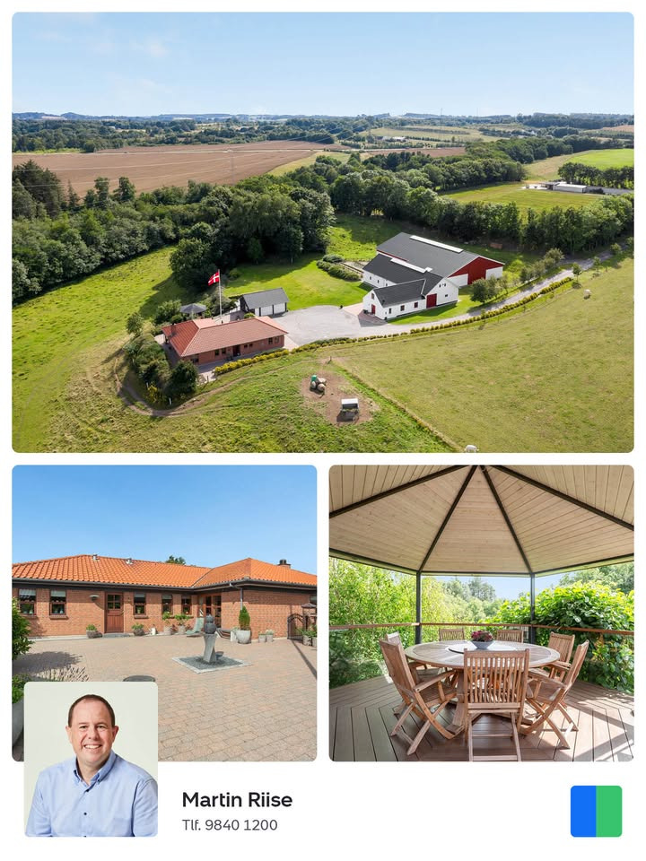 Nybolig Sæby A/S præsenterer landlig perle på Eskærvej 10 med plads til familieliv og erhverv