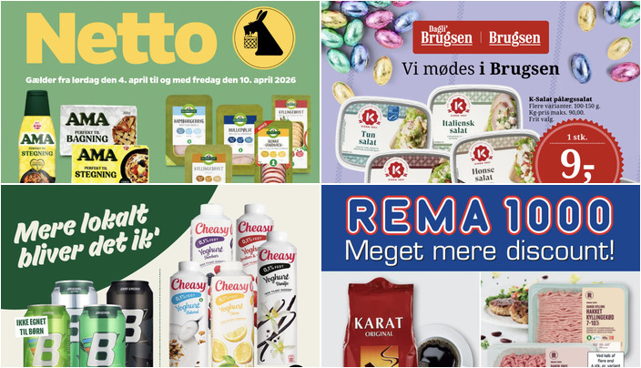 Få K-Salat pålægssalat til kun 9 kr. og dansk grisekød eller kyllingekød til 20 kr. i de lokale butikker