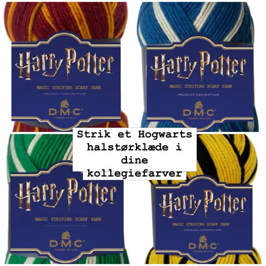 Garnværk præsenterer selvstribende garn til Hogwarts-halstørklæder