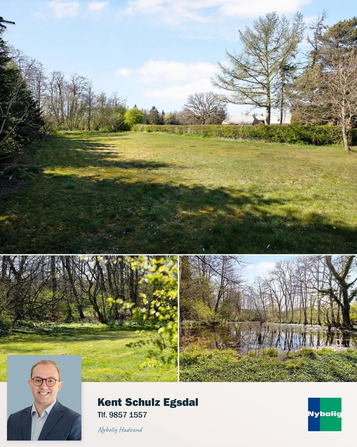 Nybolig Hadsund: Enestående grund med egen sø på Gl Visborgvej 47 i Hadsund klar til din drømmevilla