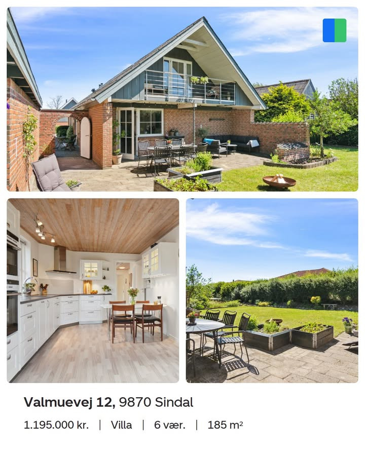 Familievenlig villa til salg på rolig vej tæt på naturen i Sindal