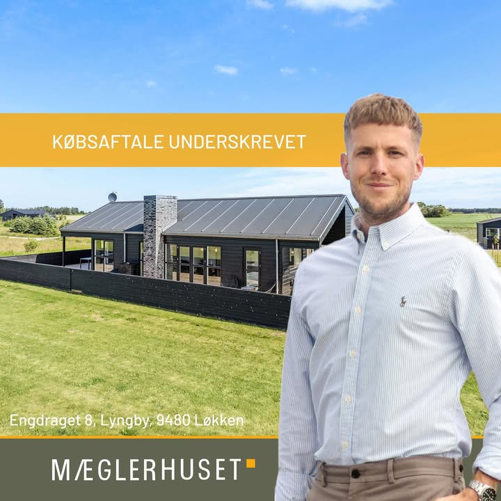 Mæglerhuset Vestkysten I/S har fået underskrevet købsaftale på Engdraget 8 i Lyngby