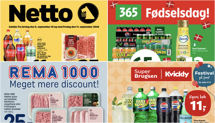 Spier Note vin til kun 35 kr. og Irma spisemoden avocado til 19 kr. i Haslevs lokale butikker