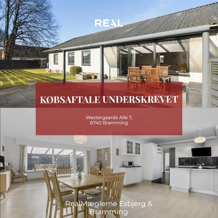 RealMæglerne Esbjerg og Bramming har solgt hus i Bramming