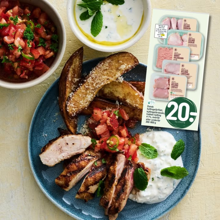 Saftige danske kyllingelårsteaks til 20 kr. hos REMA 1000 Hadsund