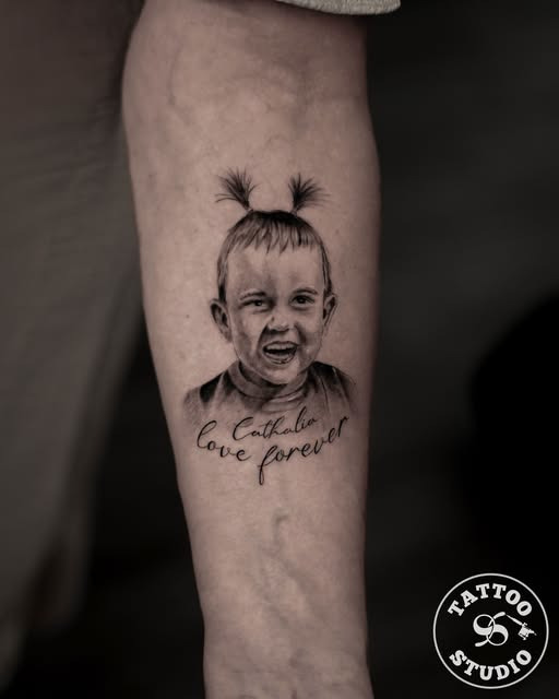 Tattoo Studio 96 Aarhus præsenterer personligt portræt lavet af Furkan