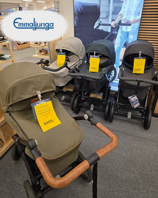 Spar op til 2000 på Emmaljunga udstillingsmodeller hos KiDS Coolshop i Frederikshavn