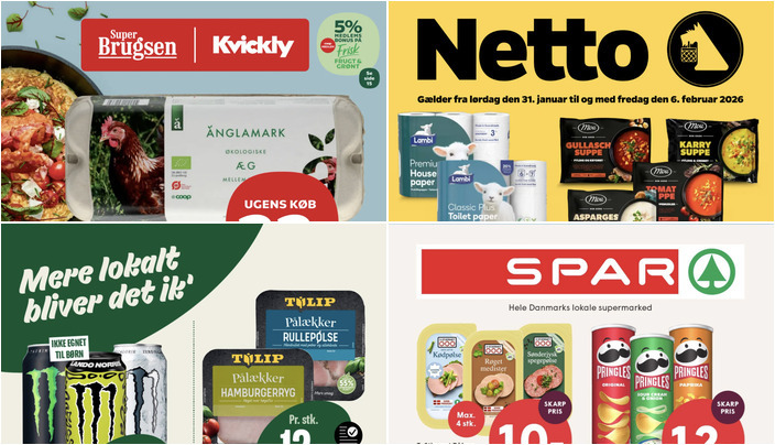 Fantastiske tilbud: Kohberg brød til 10 kr. og Harboe sodavand til 2 kr.