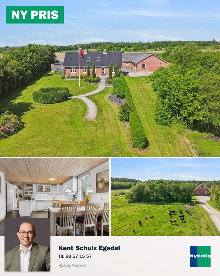 Nybolig Hadsund reducerer pris på charmerende villa tæt på Hadsund