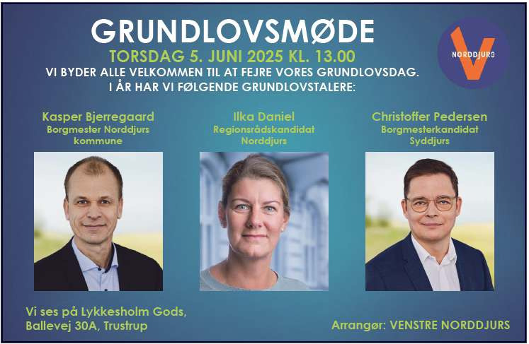 Grundlovsmøde på Lykkesholm Gods