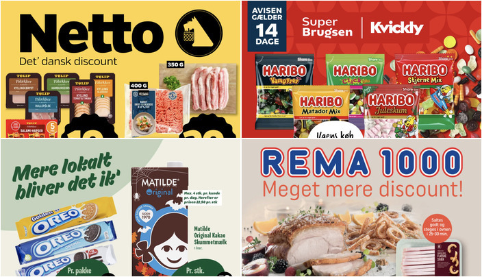 Haribo slikpose til 10 kr. og dansk ovnklar flæskesteg til 14,95 kr. - fantastiske lokale tilbud