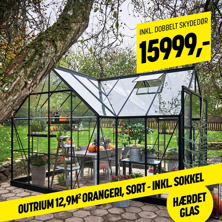 Få mest ud af din have med et moderne orangeri fra XL Byg Tømmergaarden Hals