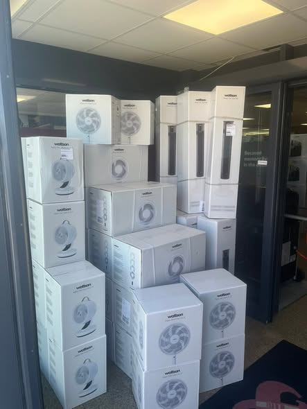 Skousen Herning har fyldt butikken op med ventilatorer igen