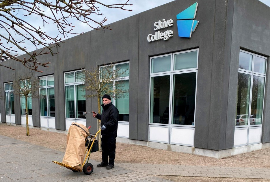 Landmand fra Syrien flygtede til Skive og fik fast arbejde på Skive College