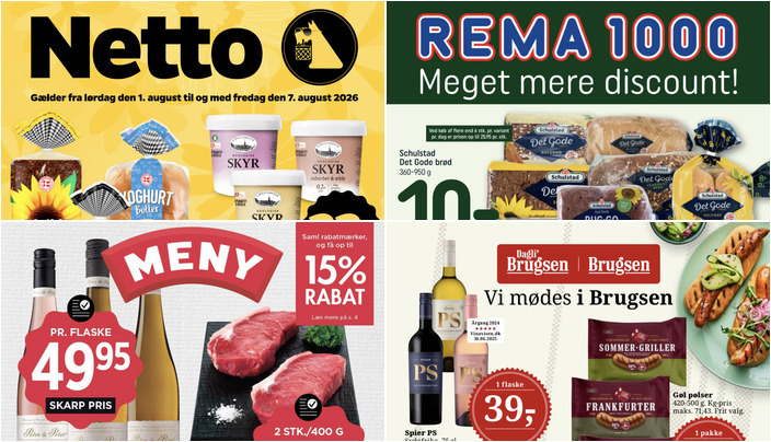 Spier PS vin til 39 kr. og Pepsi eller Faxe Kondi til 9,95 kr. - se ugens lokale tilbud