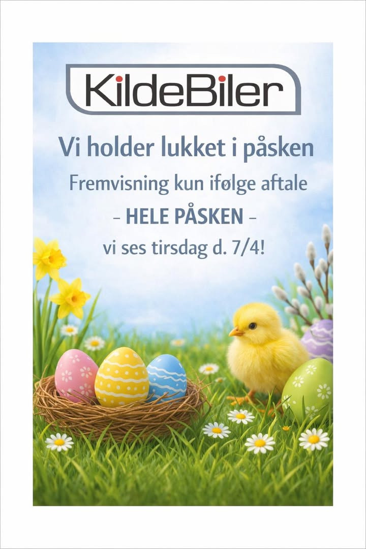 Kilde Biler takker for at afsløre aprilsnar og ønsker god påske