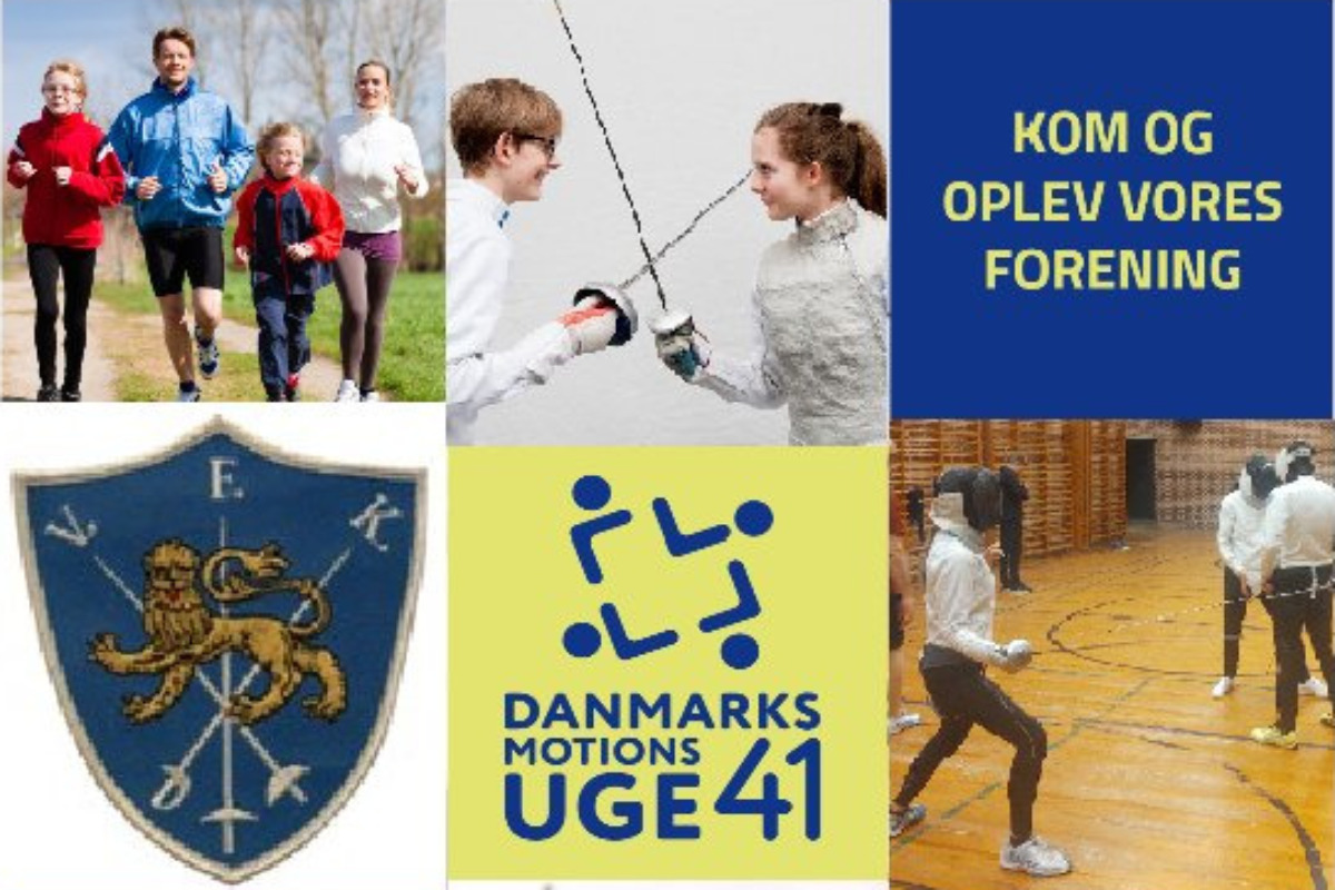 Varde fægteklub inviterer indenfor i forbindelse med Danmarks Motionsuge