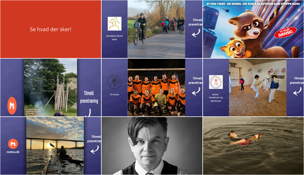 Oplev elcykling, film, fodbold og kulturelle højdepunkter i Svendborg den kommende uge