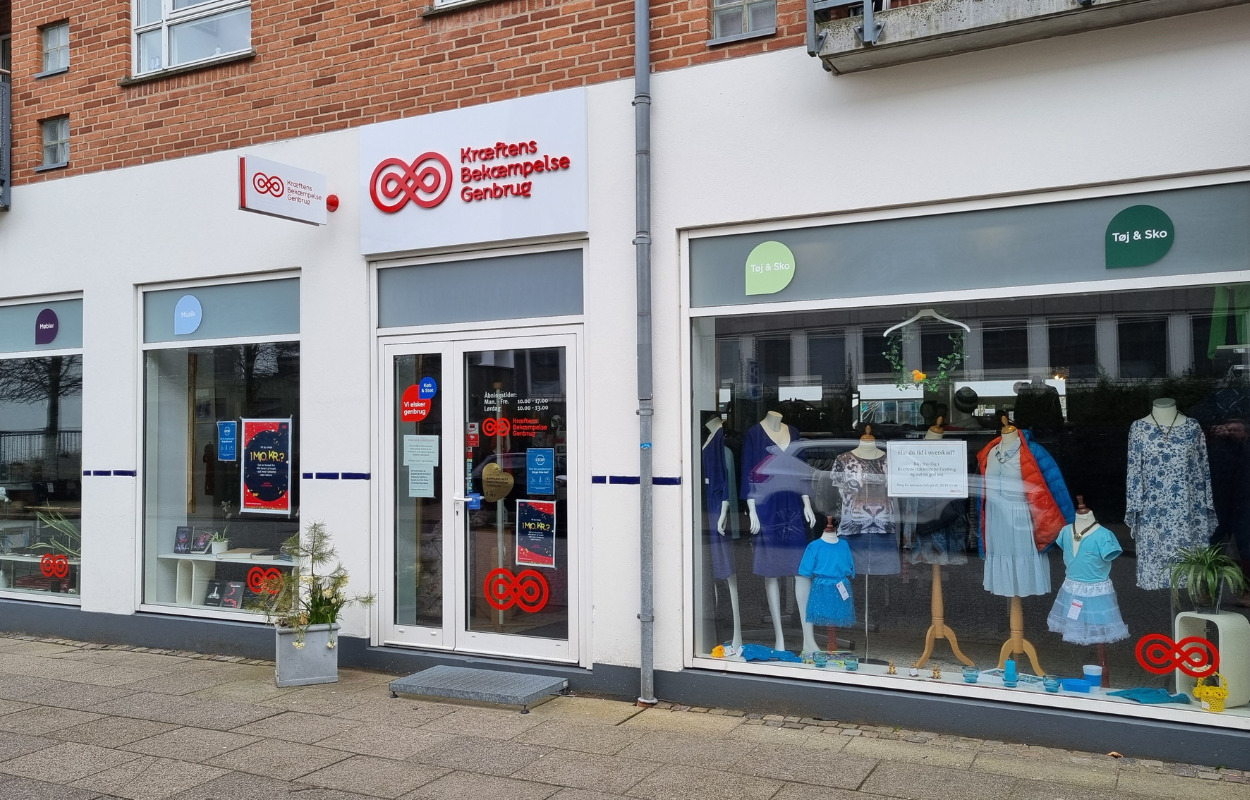 Kræftens Bekæmpelses genbrugsbutik fejrer 30 års jubilæum
