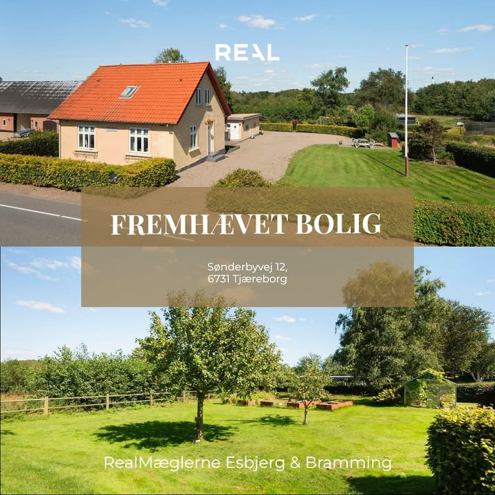 RealMæglerne Esbjerg og Bramming fremhæver villa med plads til heste i Tjæreborg