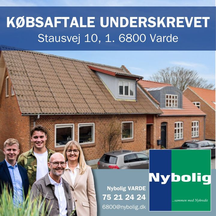 Nybolig Varde oplever god efterårsaktivitet med ny underskrevet købsaftale