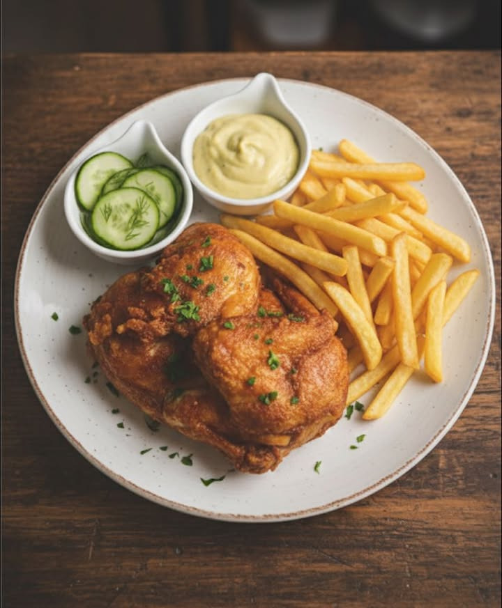 Havnens Fisk Øster Hurup tilbyder fredagstilbud på grillkylling med tilbehør