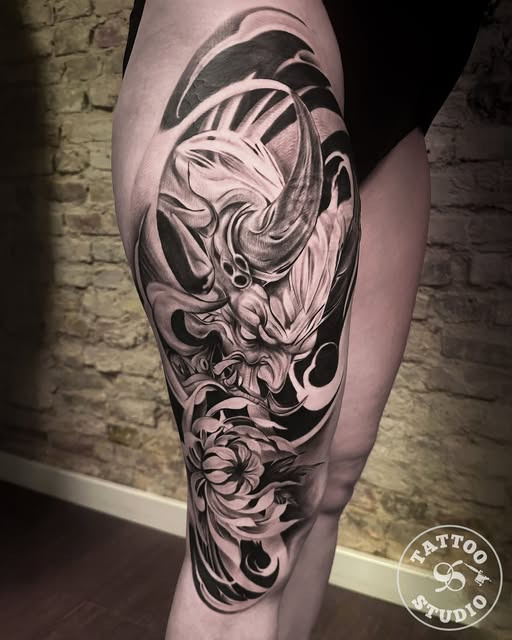 Tattoo Studio 96 har lavet Sashas Want to Do design som færdig tattoo