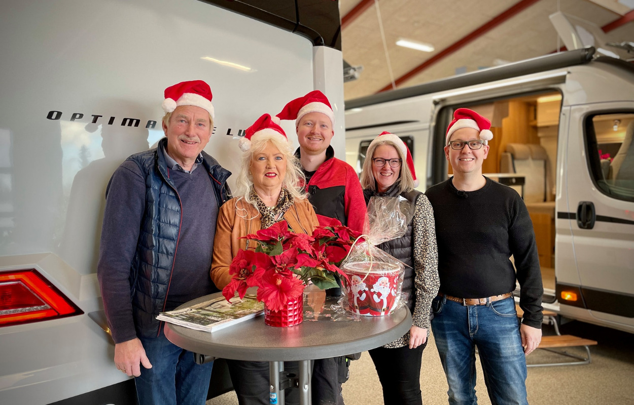 Carlo og familien driver Silkeborg Caravan Center med stor succes