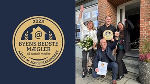 CD Bolig - Lene Bang & Søren Bregnhøj er kåret til Byens Bedste Mægler 2025 på SoMe i Silkeborg