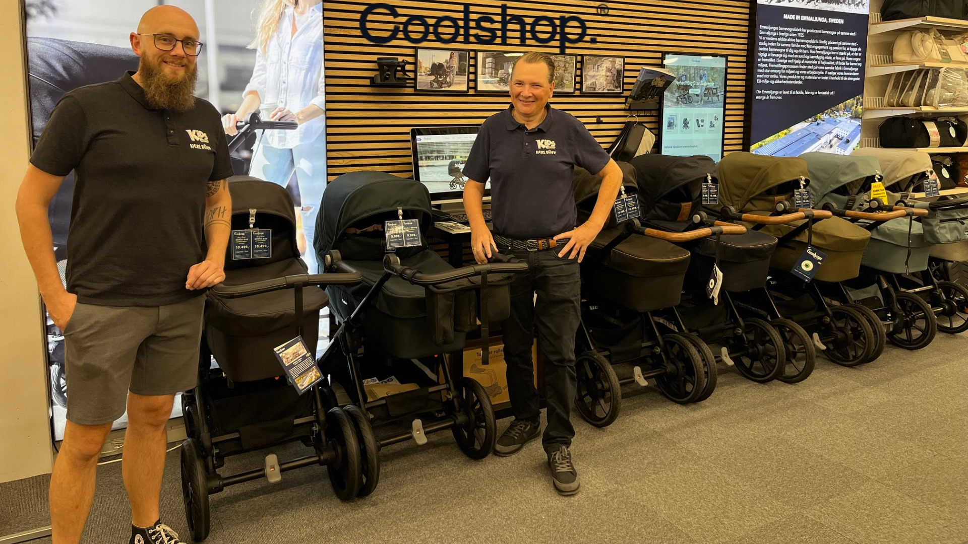 Stort udsalg på barnevogne hos Kids Coolshop