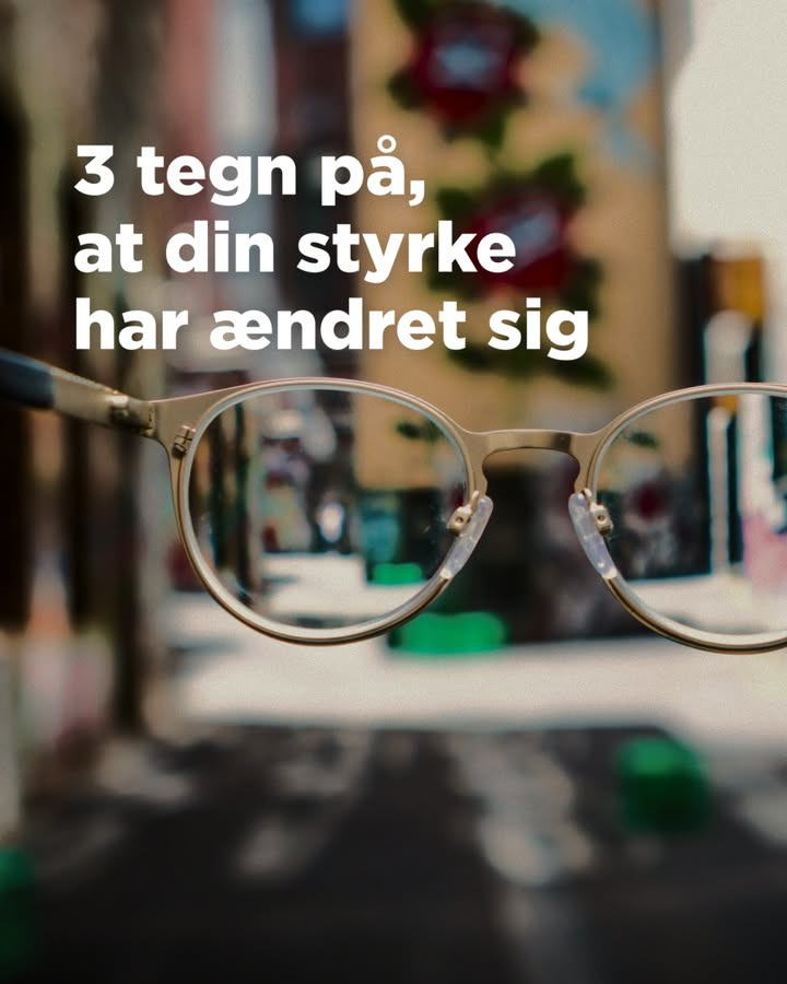 Thiele Optik Silkeborg tilbyder synsprøve ved ændret syn