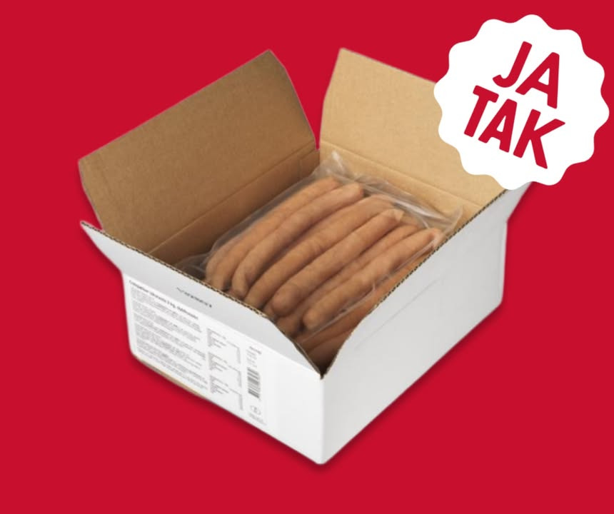 MENY Hobro tilbyder 2 kg ostepølser til 85 kr