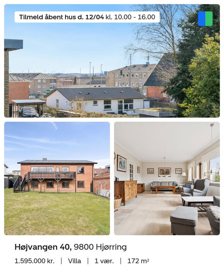 Nybolig Hjørring v/Morten Hove inviterer til åbent hus på rummelig villa