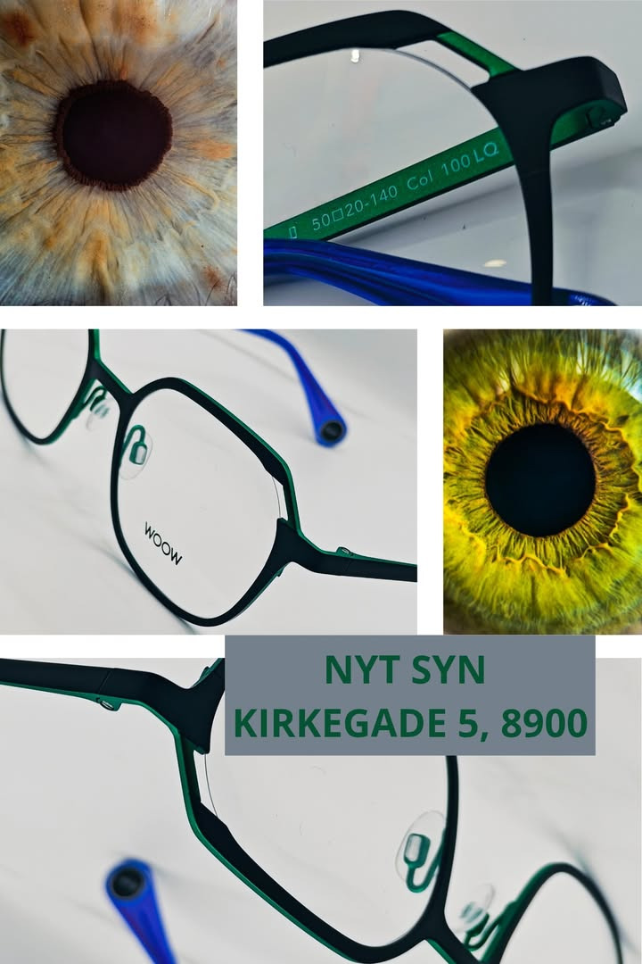 Forårsmode: Opdater din stil med Woow briller hos NYT SYN Kirkegade