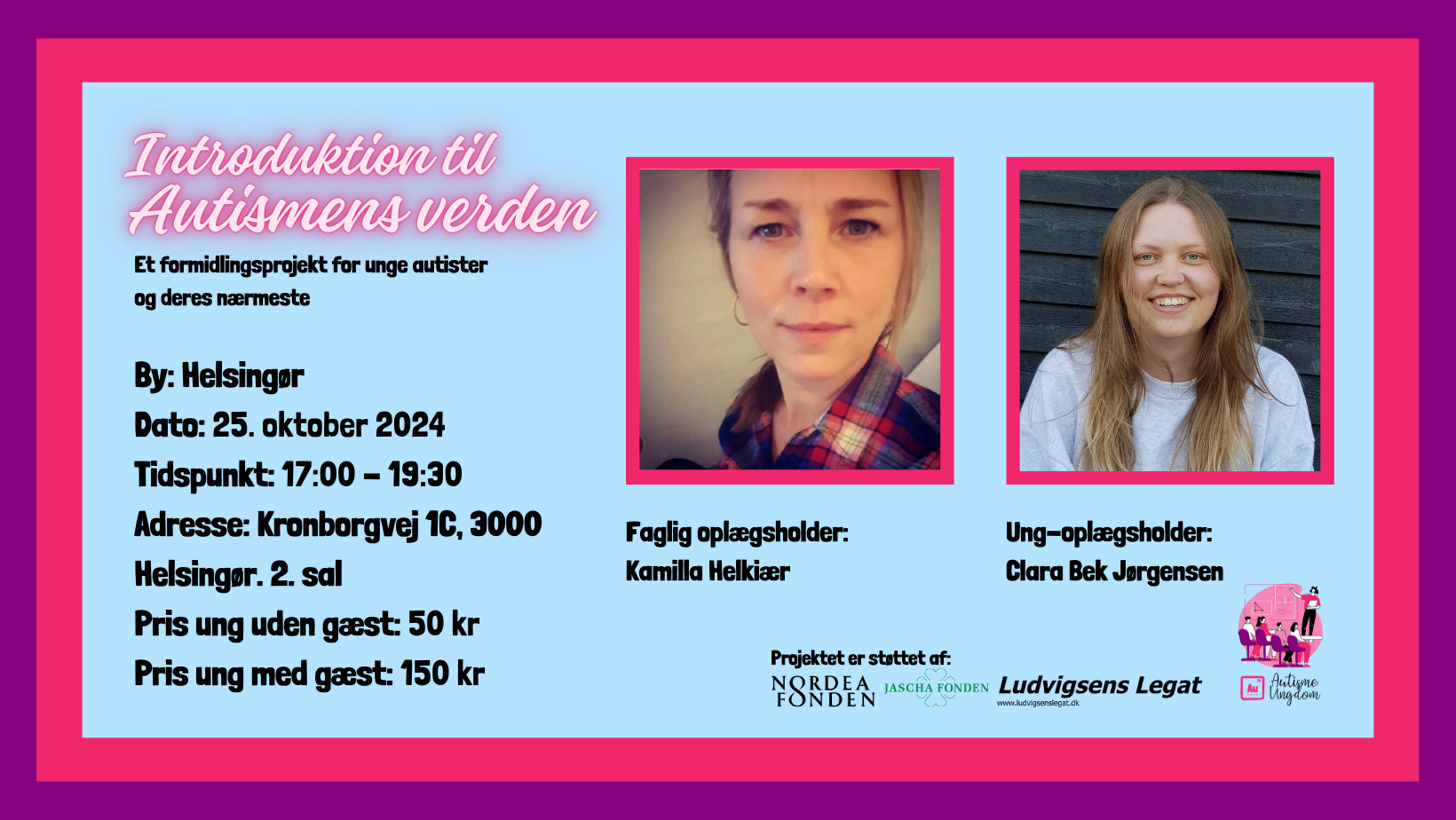 Oplægsaften: Introduktion til autismens verden i Helsingør