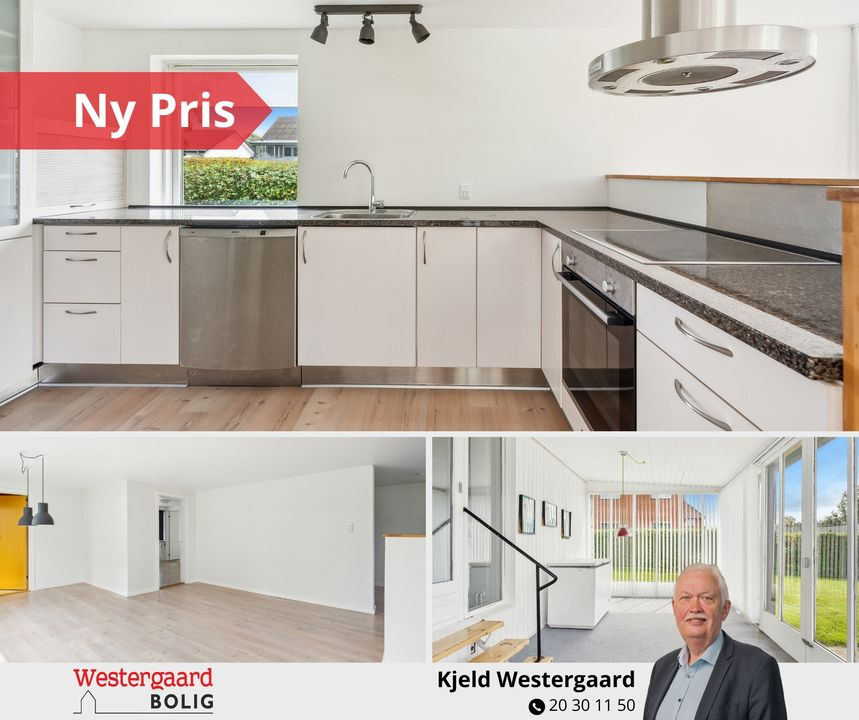 Moderniseret etplansvilla i Klokkerholm til ny pris hos Westergaard Bolig