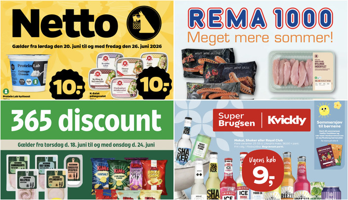 Gode lokale tilbud: Kims chips til kun 9 kr. og Gestus stenfri grønne druer til 18 kr.
