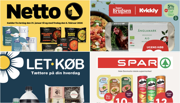 Fantastiske tilbud: Spier PS vin til 40 kr. og Dan Cake skærekage til 25 kr.