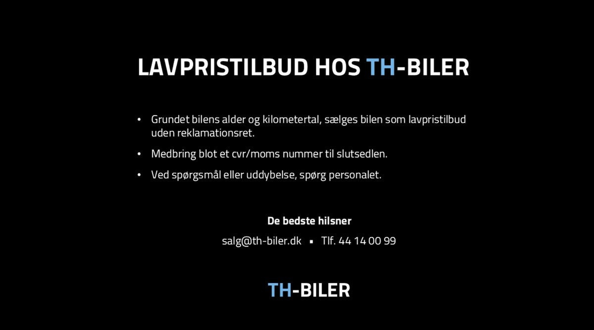 Biler netop sat til salg i Kjellerup