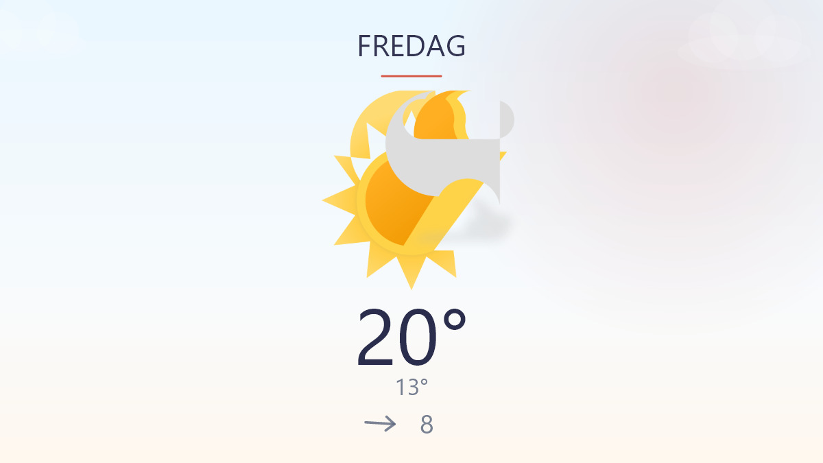 Blæsende start, lun afslutning