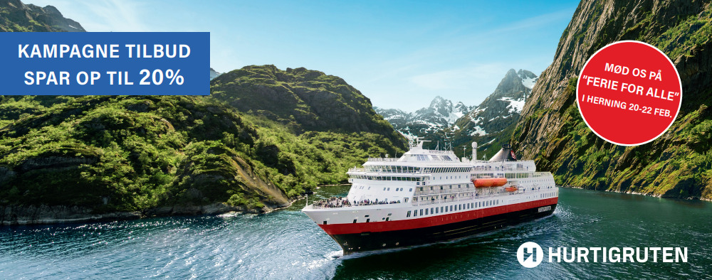 Fra Herning til Norges kyst – mød Norsk Rejsebureau på Ferie for Alle Messen den 20. til 22. februar