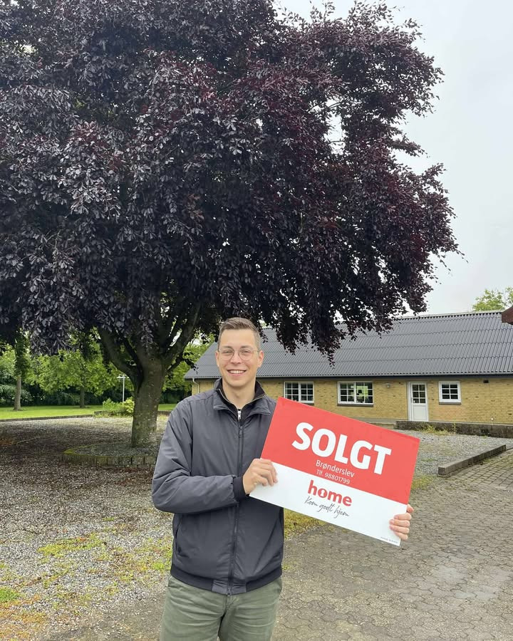 Home Brønderslev sælger landejendom på Finkevej 59 og ønsker parterne tillykke