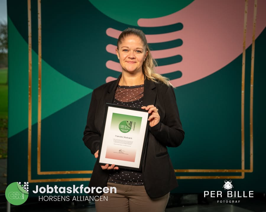 Frændes Madværk modtager CSR-mærket for social ansvarlighed