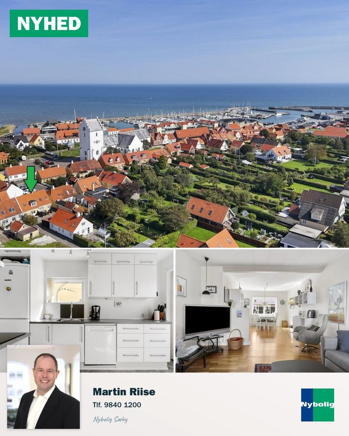 Nybolig Sæby A/S: Charmerende lejlighed i Sæbys gamle bydel til salg