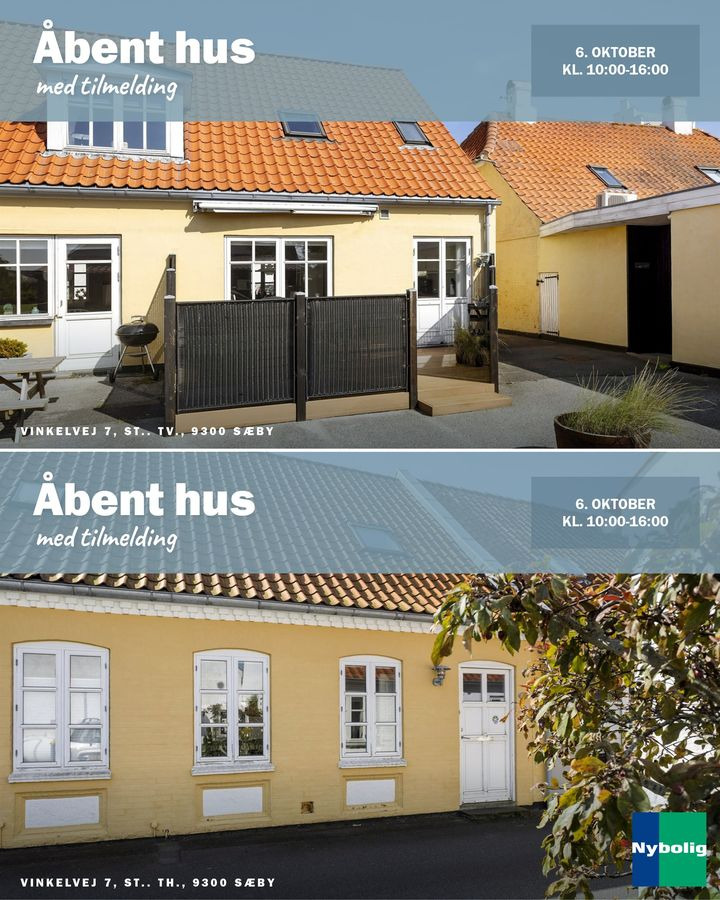 Nybolig Sæby A/S inviterer til åbent hus på Vinkelvej 7