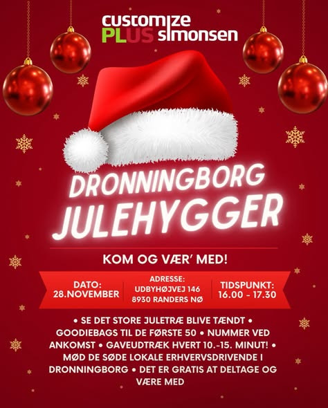 Customize PLUS Simonsen står klar til Dronningborg julehygger 2025 