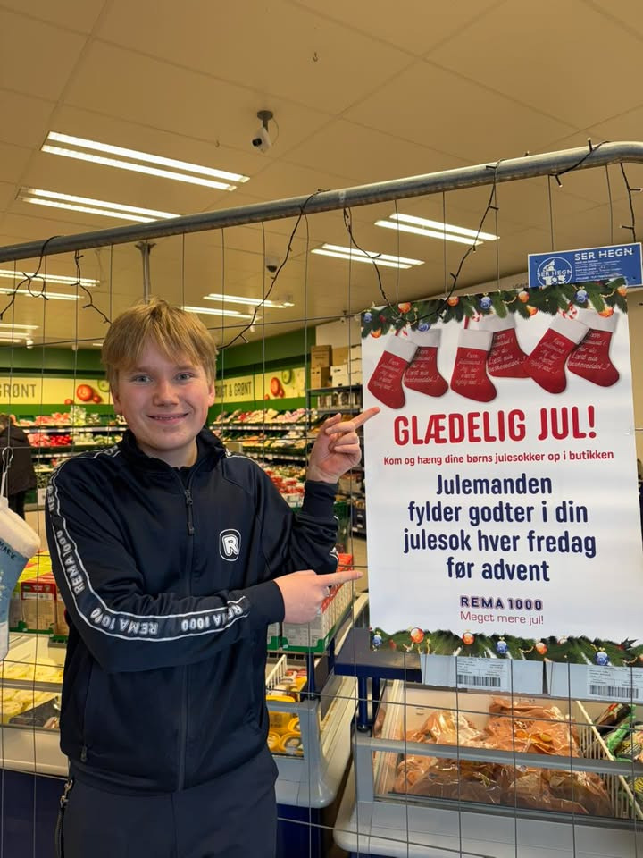 Julesokker klar til godter i REMA 1000 Nørrevænget fra fredag